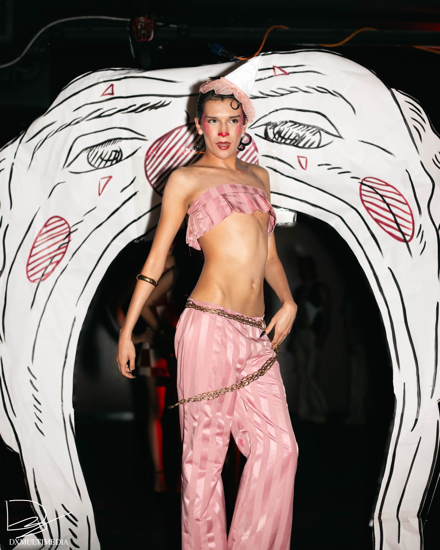 “Cotton Candy Striper” Pant + Micro Skirt