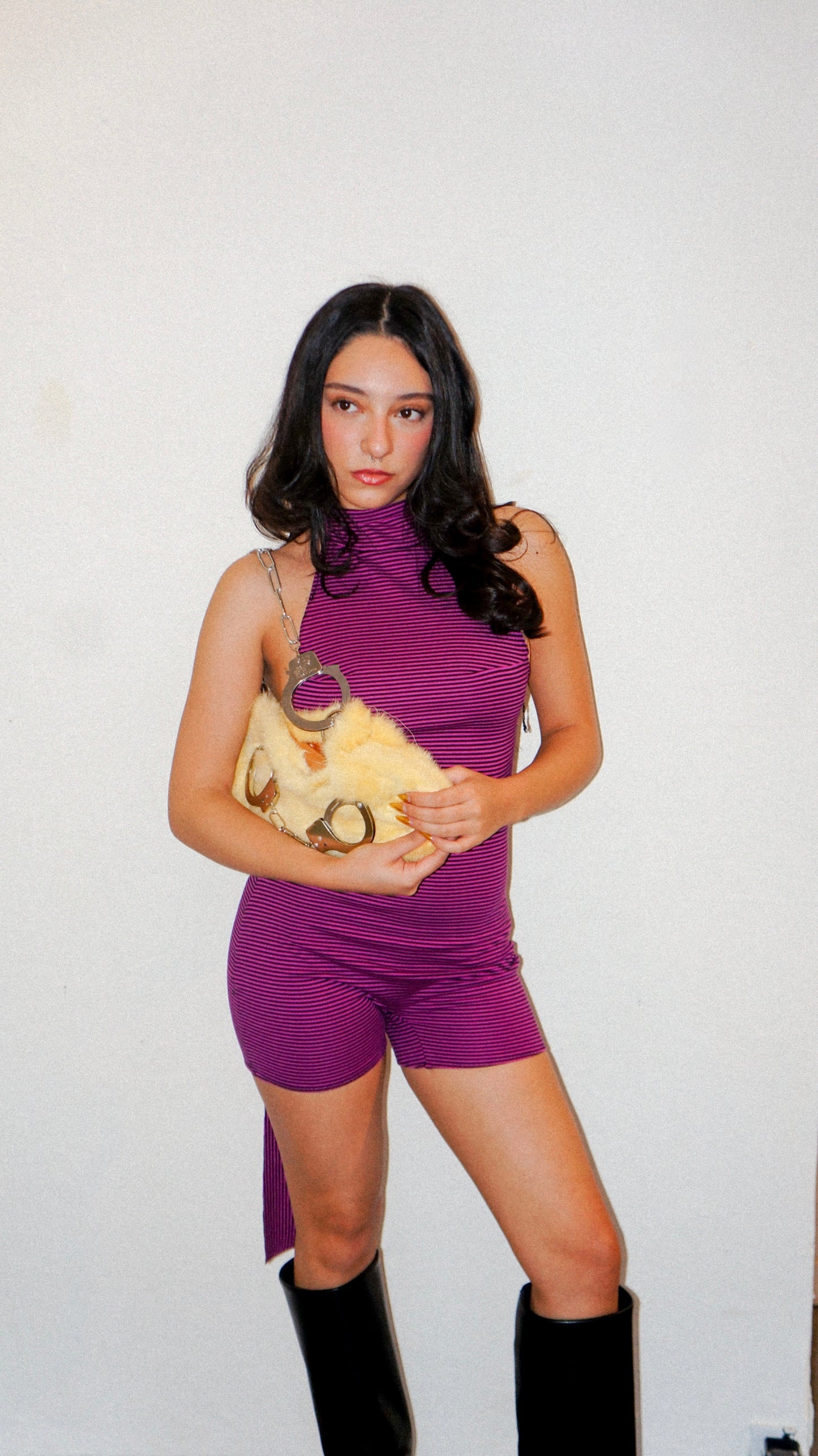 "In Cuffs" Fur Bag