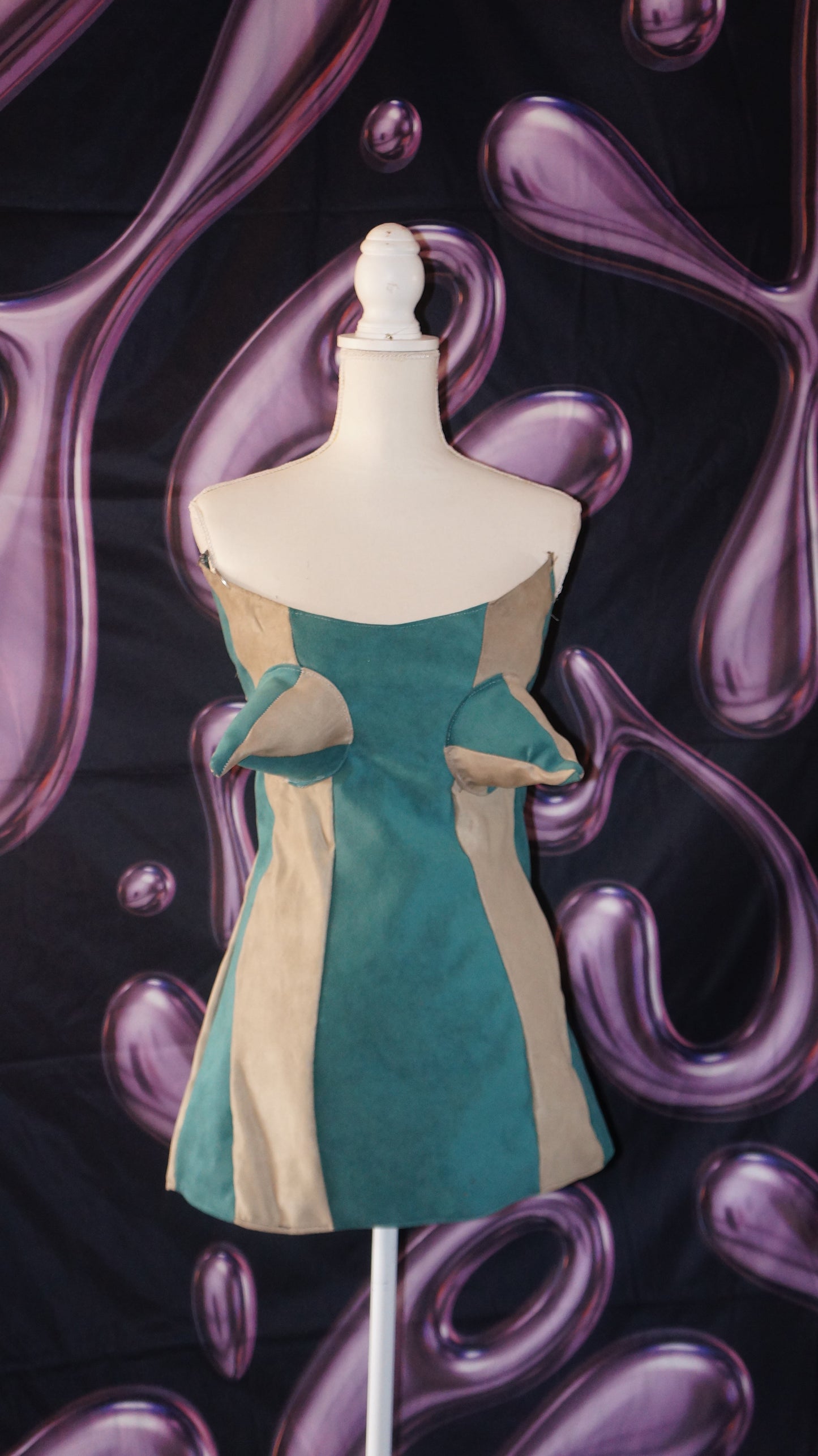 “Eyes up here” Cone Mini Dress