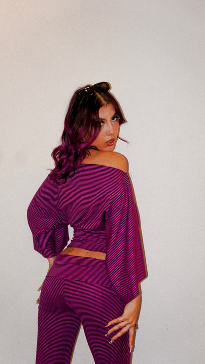 Ultraviolet Batwing Top (Long Sleeve)