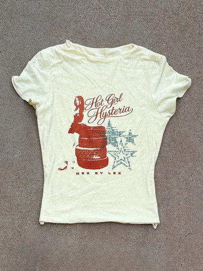 "Hot Girl Hysteria" Baby Tee