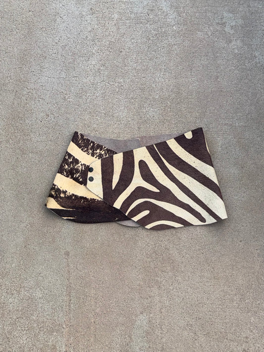 "Zebralicious" low waist mini skirt