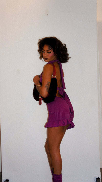 Ultraviolet Mini Dress
