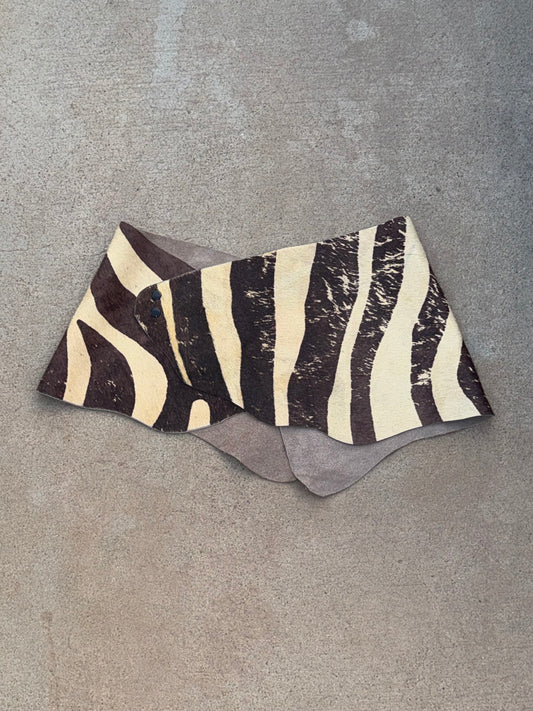 "Zebralicious" Low waist micro skirt