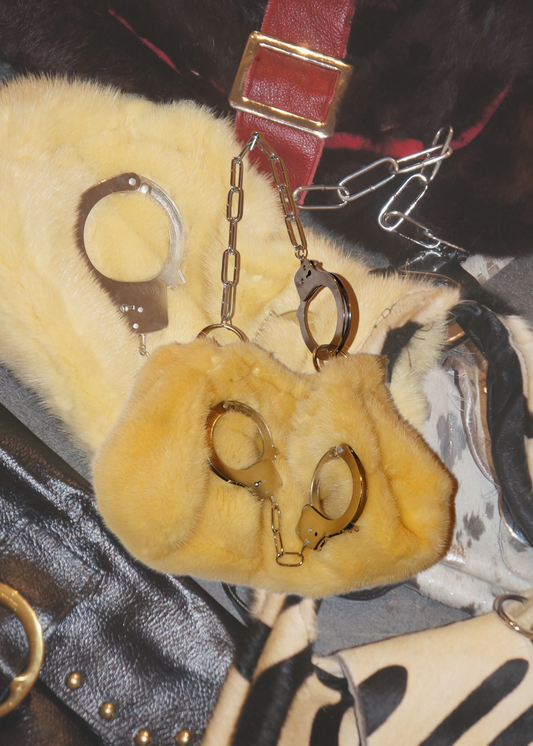 "In Cuffs" Fur Bag